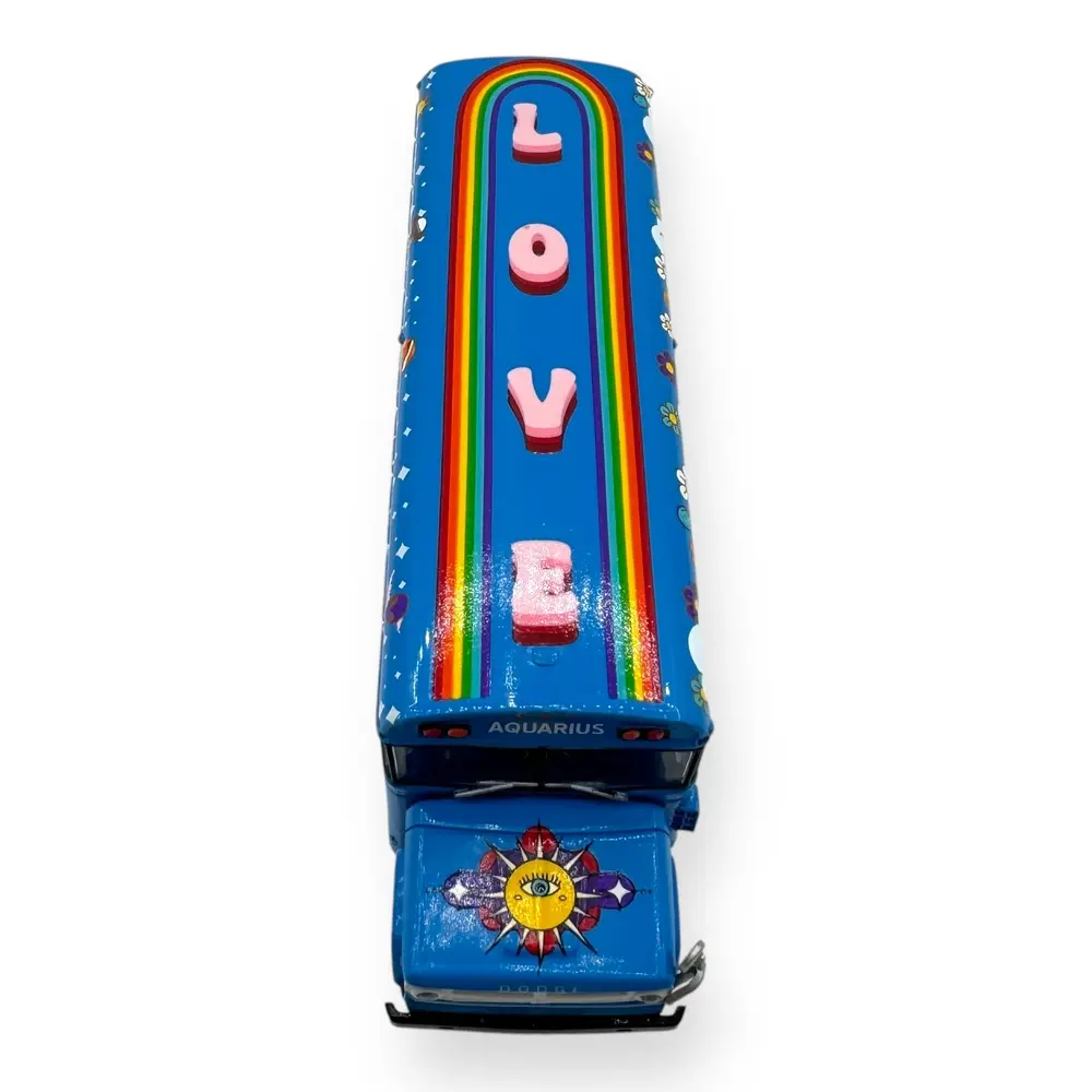 Dodge S 600, Hippie Bus, 1970 - Brekina 61333 - HO 1/87 - 4