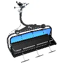 Set complémentaire de 2 Télésièges modernes Brawa 6347 - HO 1/87 - 2