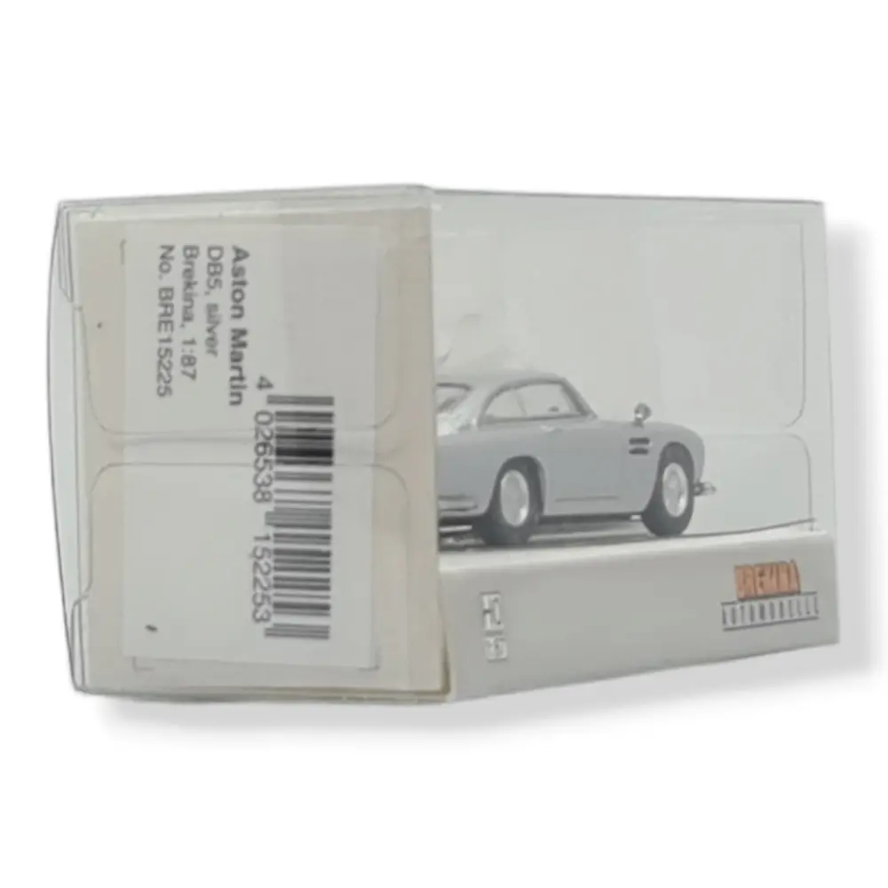 Aston Martin DB 5 coupé, grise, BREKINA 15225 - HO : 1/87 - - 2