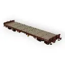 Wagon plat type Remms Brawa 47120 - HO : 1/87 - SNCF - EP V - 2