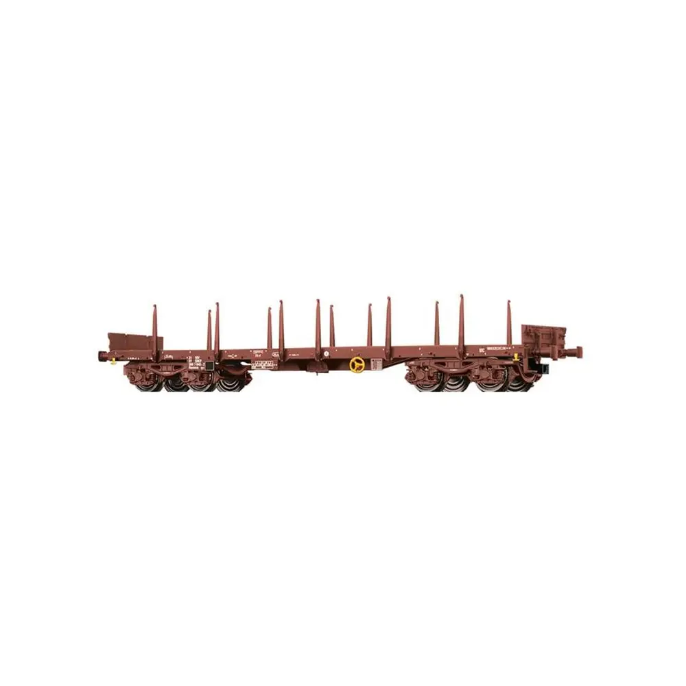 Wagon plat type Remms Brawa 47120 - HO : 1/87 - SNCF - EP V - 6