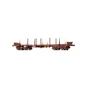 Wagon plat type Remms Brawa 47120 - HO : 1/87 - SNCF - EP V - 6