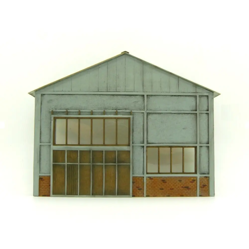 Atelier demi pignons - BOIS MODELISME 106016 - HO 1/87ème - 122x24x98mm - 3