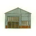 Atelier demi pignons - BOIS MODELISME 106016 - HO 1/87ème - 122x24x98mm - 3