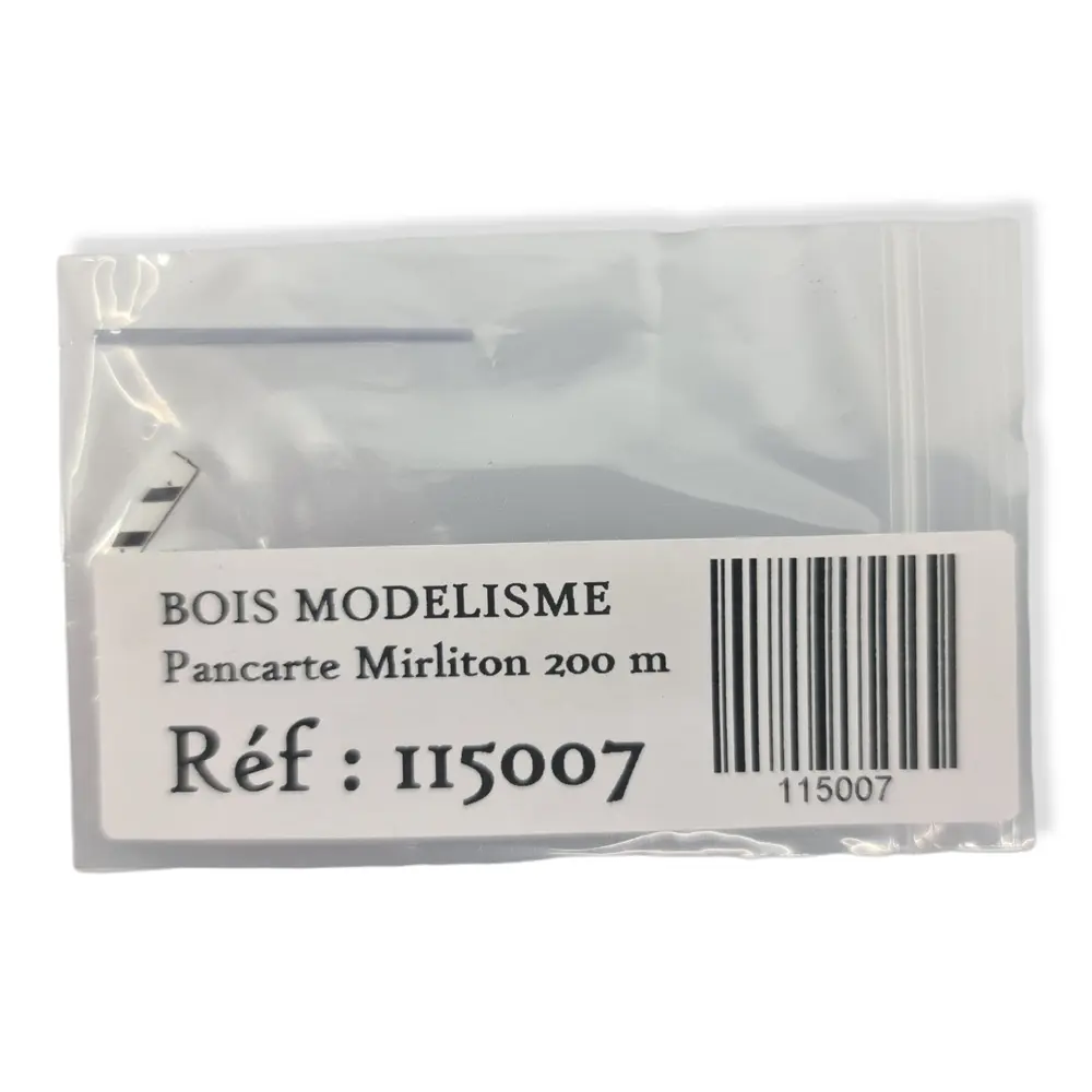 Mirliton 2 bandes "200 mètres" BOISMODELISME 115007 - HO 1/87 - SNCF - 3