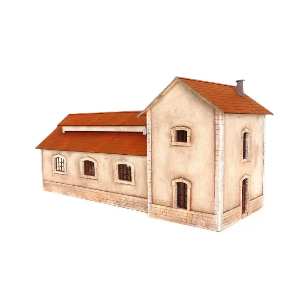 Remise CFD 1 voie - Bois Modélisme 105008 - HOm 1/87 - 4