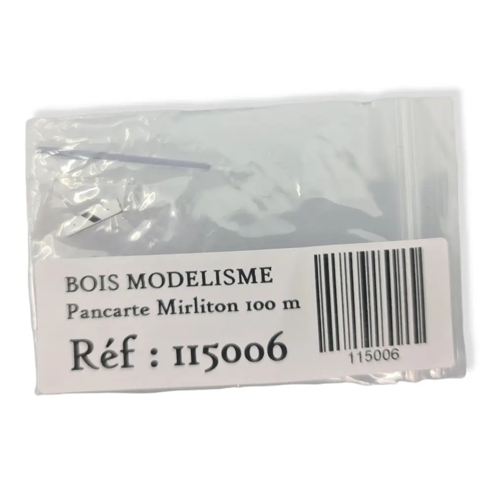 Mirliton 1 bande "100 mètres" BOISMODELISME 115006 - HO 1/87 - SNCF - 3