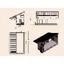 Demi-Halle PLM 3 Portes - Bois Modélisme 102009 - HO 1/87 - 7