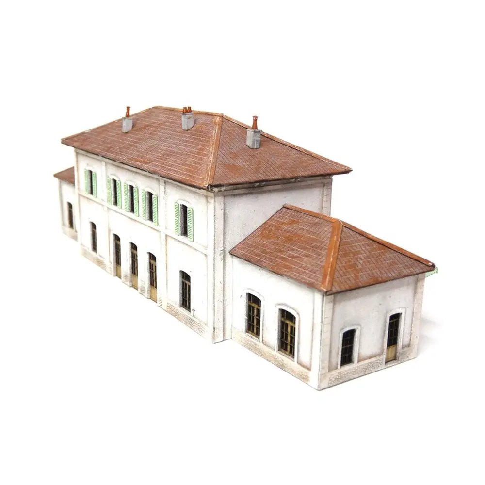 2 Ailes pour gare PLM 5 portes - Bois Modelisme 201010 - N 1/160 - 7