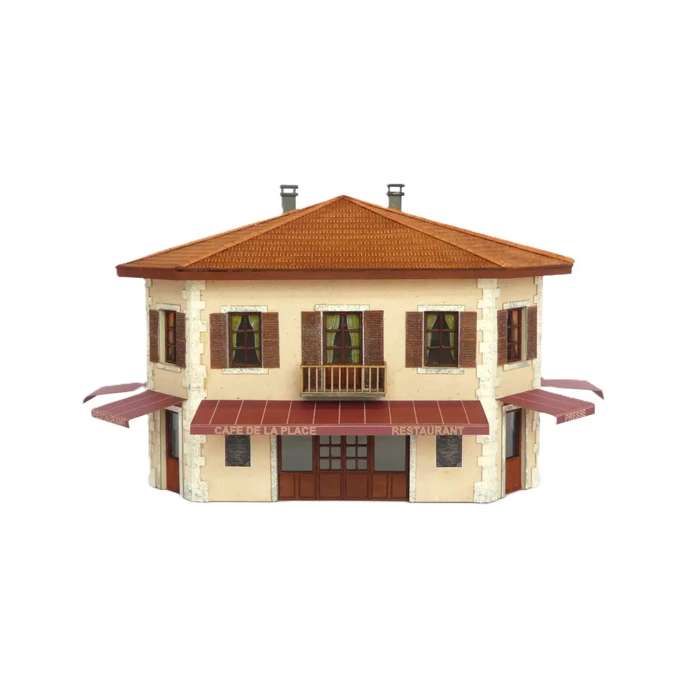 Café de la place - Bois Modélisme 107003 - HO 1/87 - 2