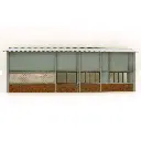 Atelier demi-façades - BOIS MODELISME 106017 - HO 1/87ème - 222x20x98mm - 3