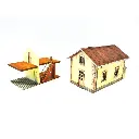 Maison de garde barrières - Bois Modelisme 105001 - HO 1/87 - 4