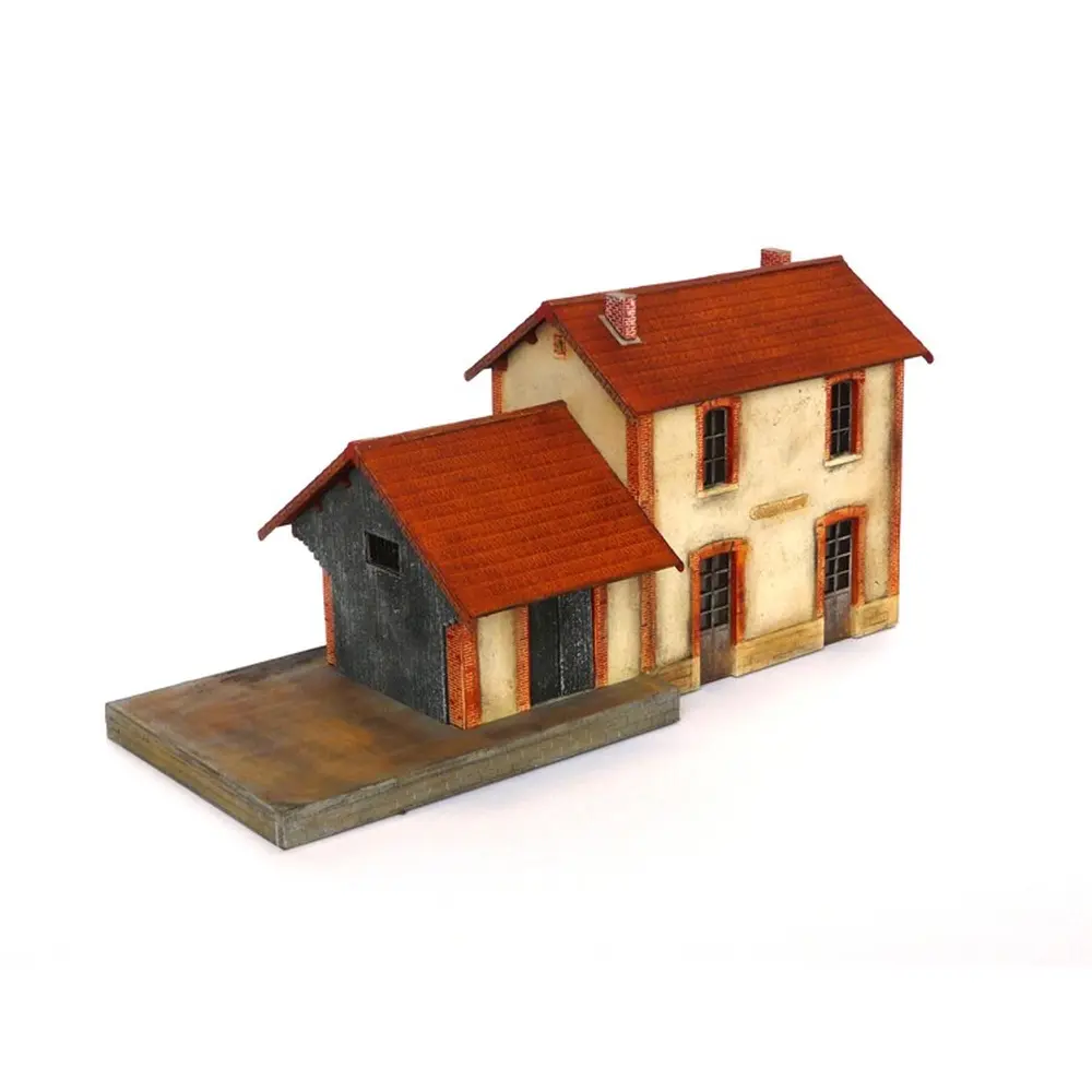 Gare CFN - Bois Modélisme 101031 - HO 1/87 - 3