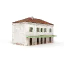 Gare PLM 5 portes - Bois Modélisme 201009 N 1/160 - 2