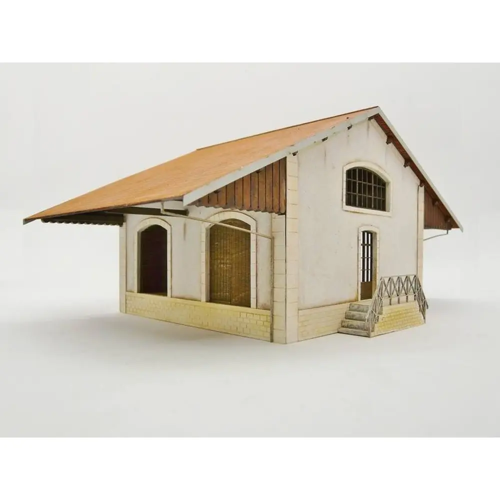 Halle PLM 2 portes - Bois Modélisme 102008 - HO 1/87 - 3