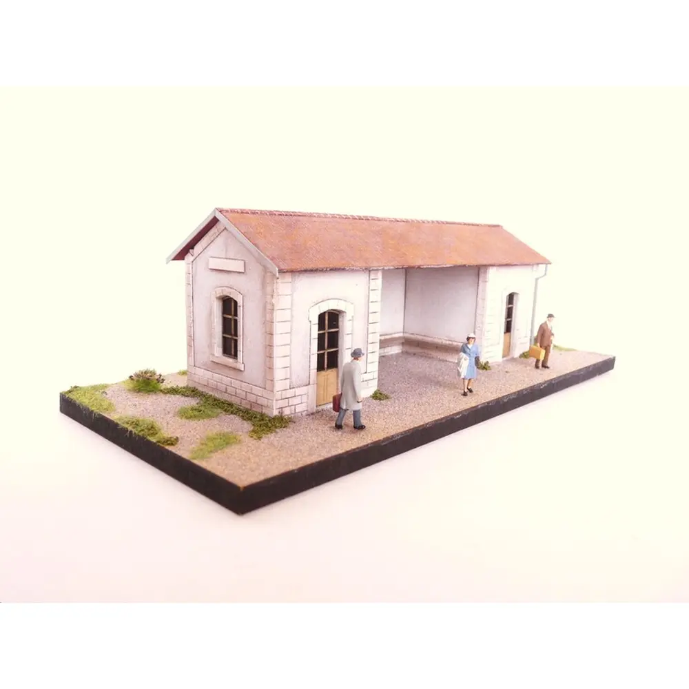 Abri de quai PLM - BOIS MODELISME 101015 - HO 1/87 - 2