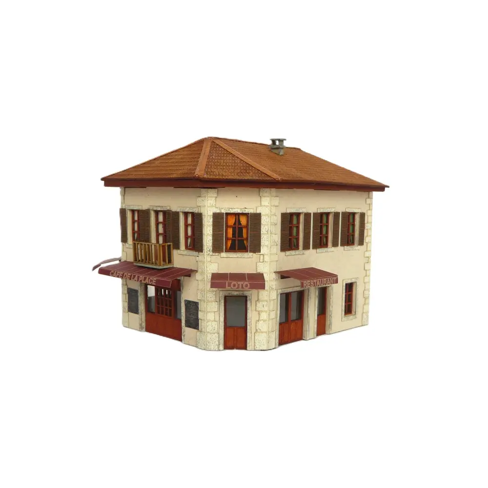 Petit café de la place - Bois Modélisme 107004 - HO 1/87 - 3