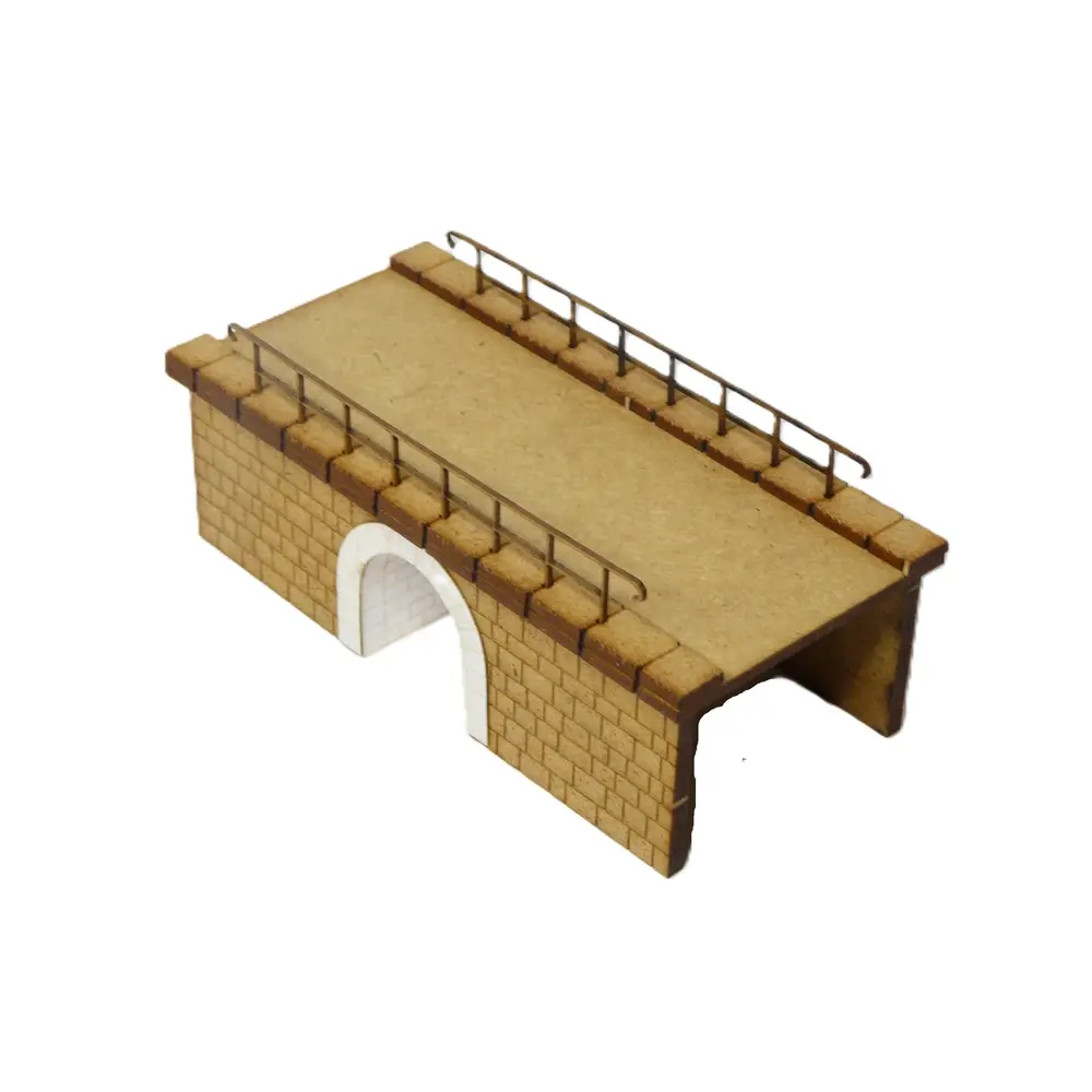 Petit pont-rail pour une voie - Bois Modélisme 109014 - HO 1/87 - 7