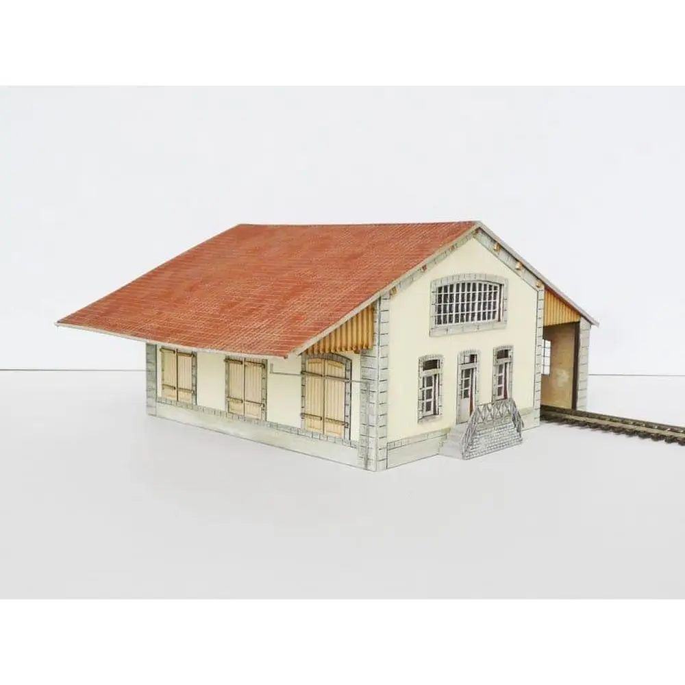 Halle PLM 3 portes - Bois Modélisme 102006 - HO 1/87 - 2