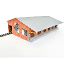 Halle à marchandise de la compagnie des chemins de fer du Nord - Bois Modélisme 102007 - HO 1/87 - 2