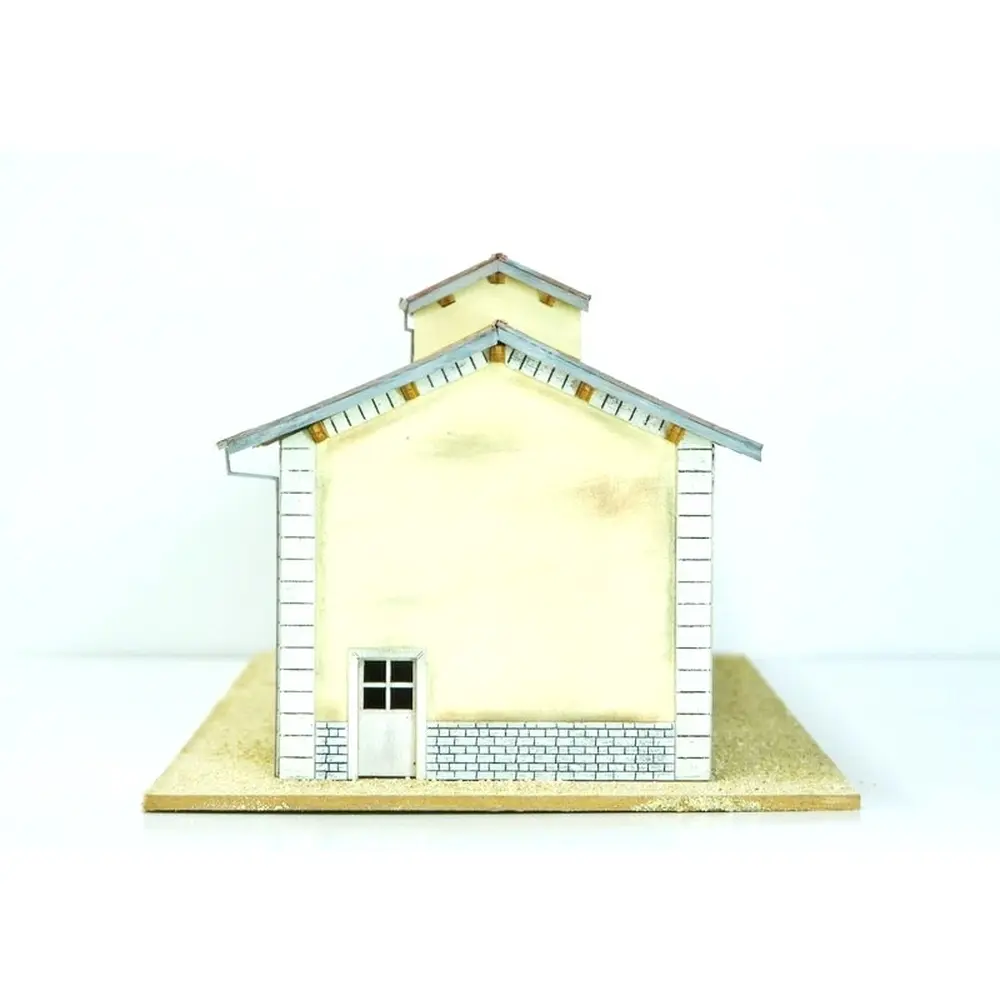 Remise à locomotive PLM - Bois modelisme 105003 - HO 1/87 - 260 x 100 x 115 mm - 6