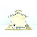 Remise à locomotive PLM - Bois modelisme 105003 - HO 1/87 - 260 x 100 x 115 mm - 6