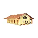 Halle marchandise PLM 5 portes - Bois Modélisme 202001 - N 1/160ème - 4