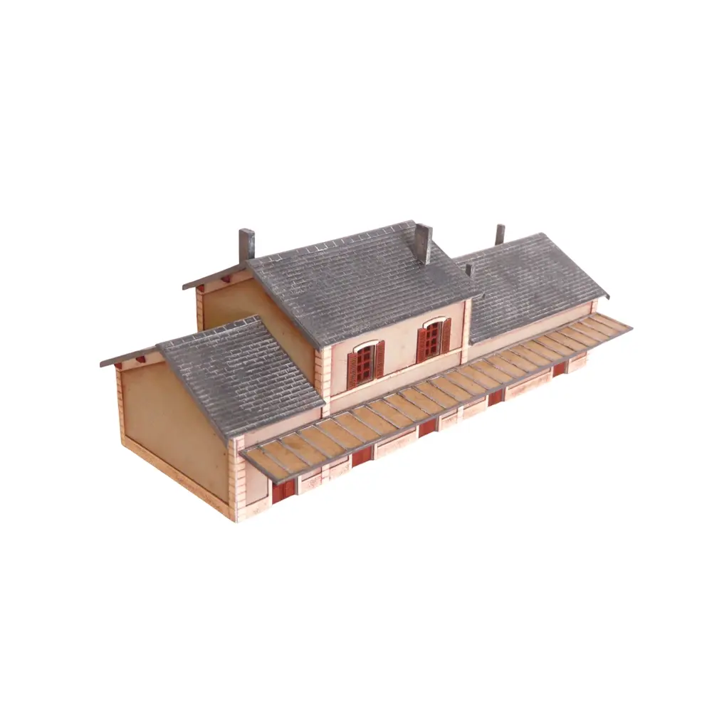 Gare d'Égreze - Bois Modélisme 201012 - N 1/160 - 9