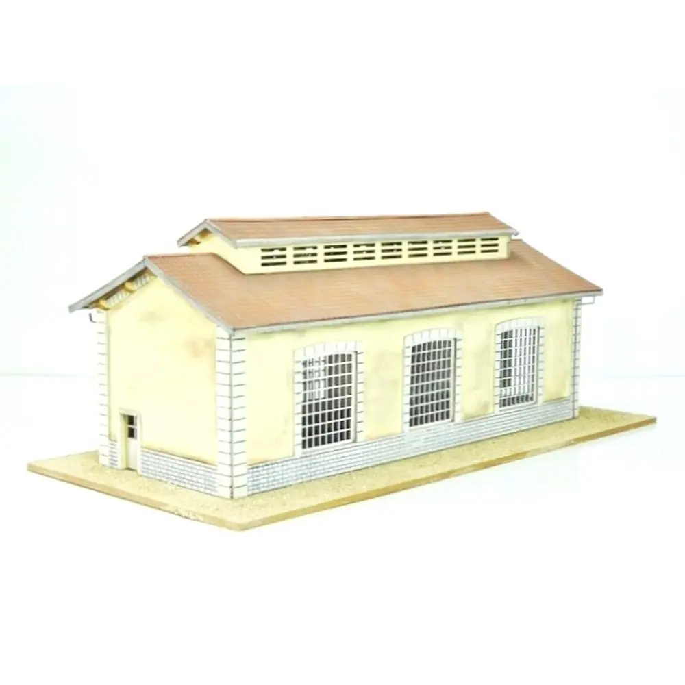 Remise à locomotive PLM - Bois modelisme 105003 - HO 1/87 - 260 x 100 x 115 mm - 3