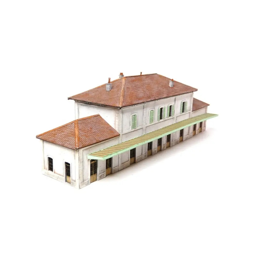 2 Ailes pour gare PLM 5 portes - Bois Modelisme 201010 - N 1/160 - 5