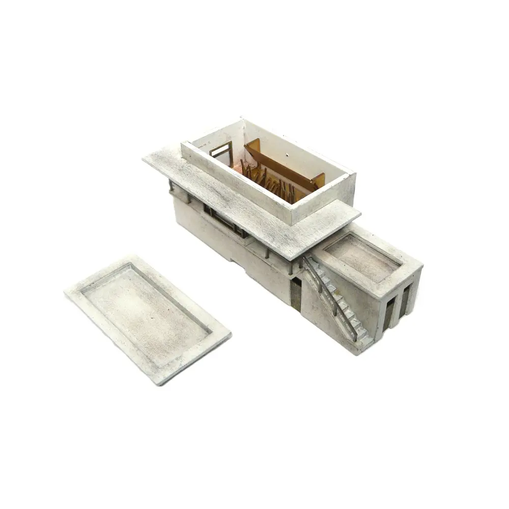 Poste d'aiguillage de Mouchard - Bois Modélisme 203001 - N 1/160 - SNCF - Ep III - 11