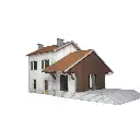 Gare avec halle à marchandises - Bois Modélisme 101003 - HO 1/87 - SNCF - 124 pièces - 4