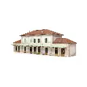 2 Ailes pour gare PLM 5 portes - Bois Modelisme 201010 - N 1/160 - 2