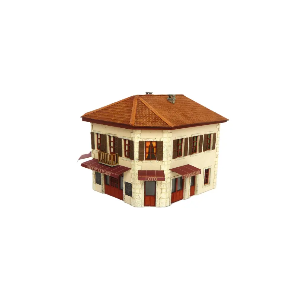 Petit café de la place - Bois Modélisme 107004 - HO 1/87 - 6