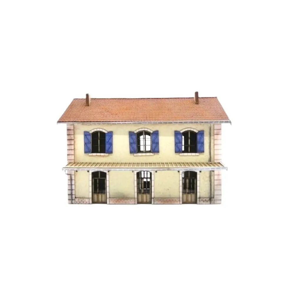 Gare PLM 3 portes - Bois Modélisme 201002 - N 1/160 - 3