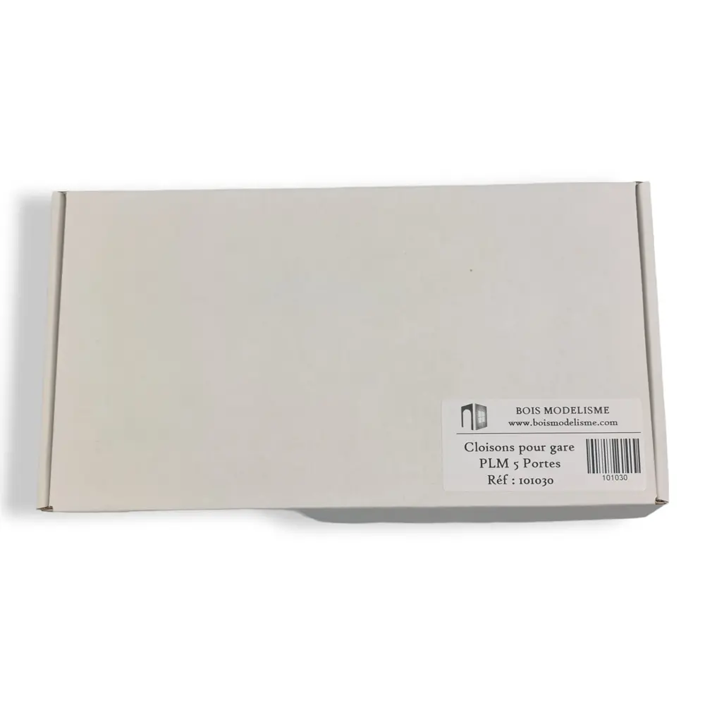 Cloisons et planchers pour gare PLM - Bois Modélisme 101030 - HO 1/87 - 2