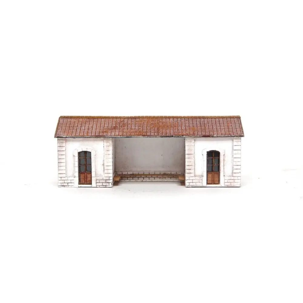 Abris de quai PLM - Bois Modélisme 201011 - N 1/160 - 4