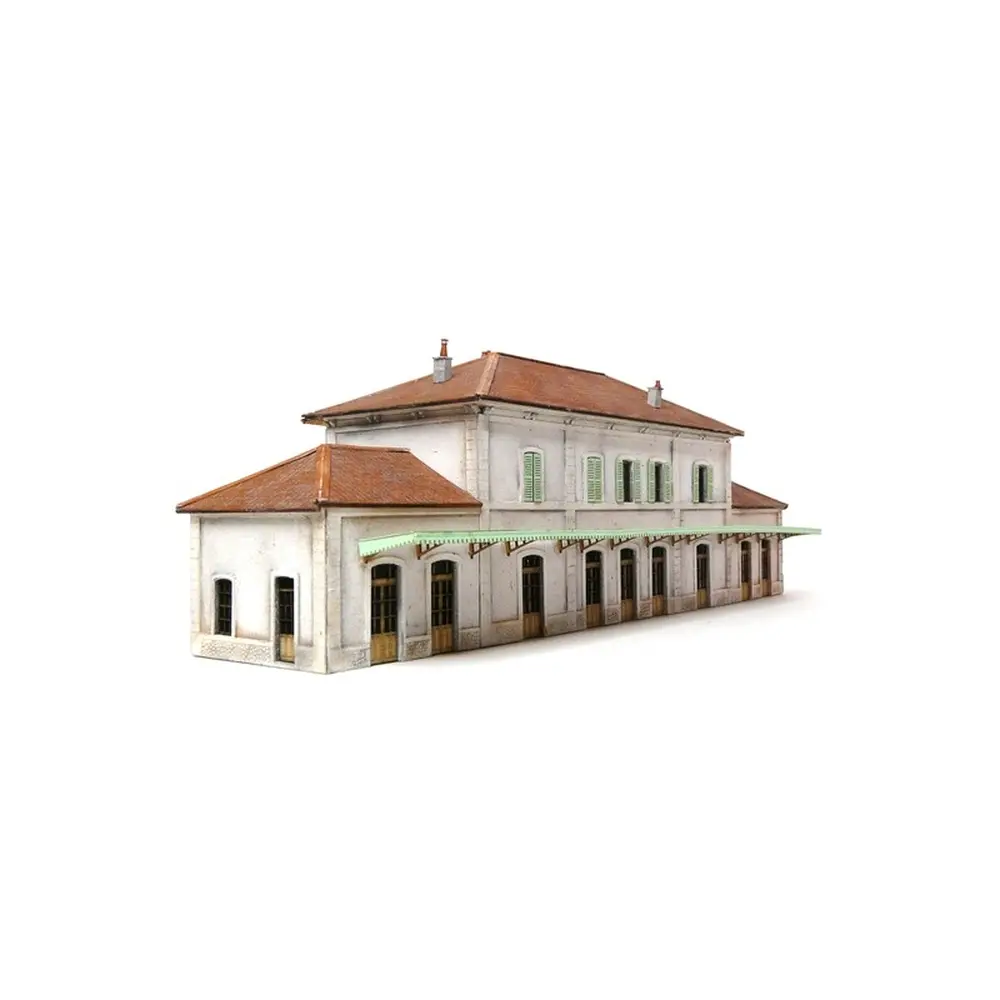 2 Ailes pour gare PLM 5 portes - Bois Modelisme 201010 - N 1/160 - 4