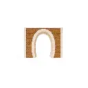 Entrée de tunnel en pierre 1 voie - Bois Modélisme 109015 - HOm 1/87  - 3