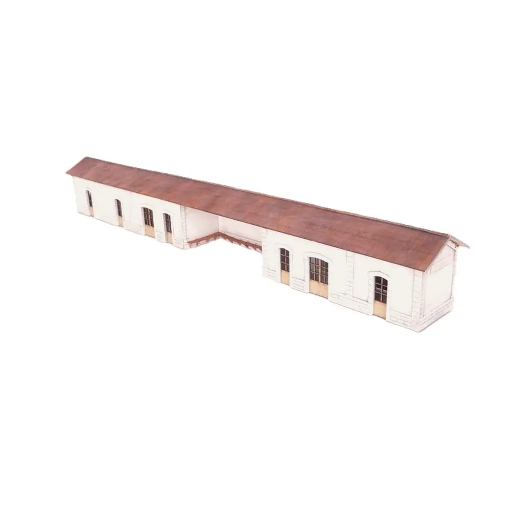 Abri de quai PLM XXL - Bois Modelisme 101019 - HO 1/87 - 2