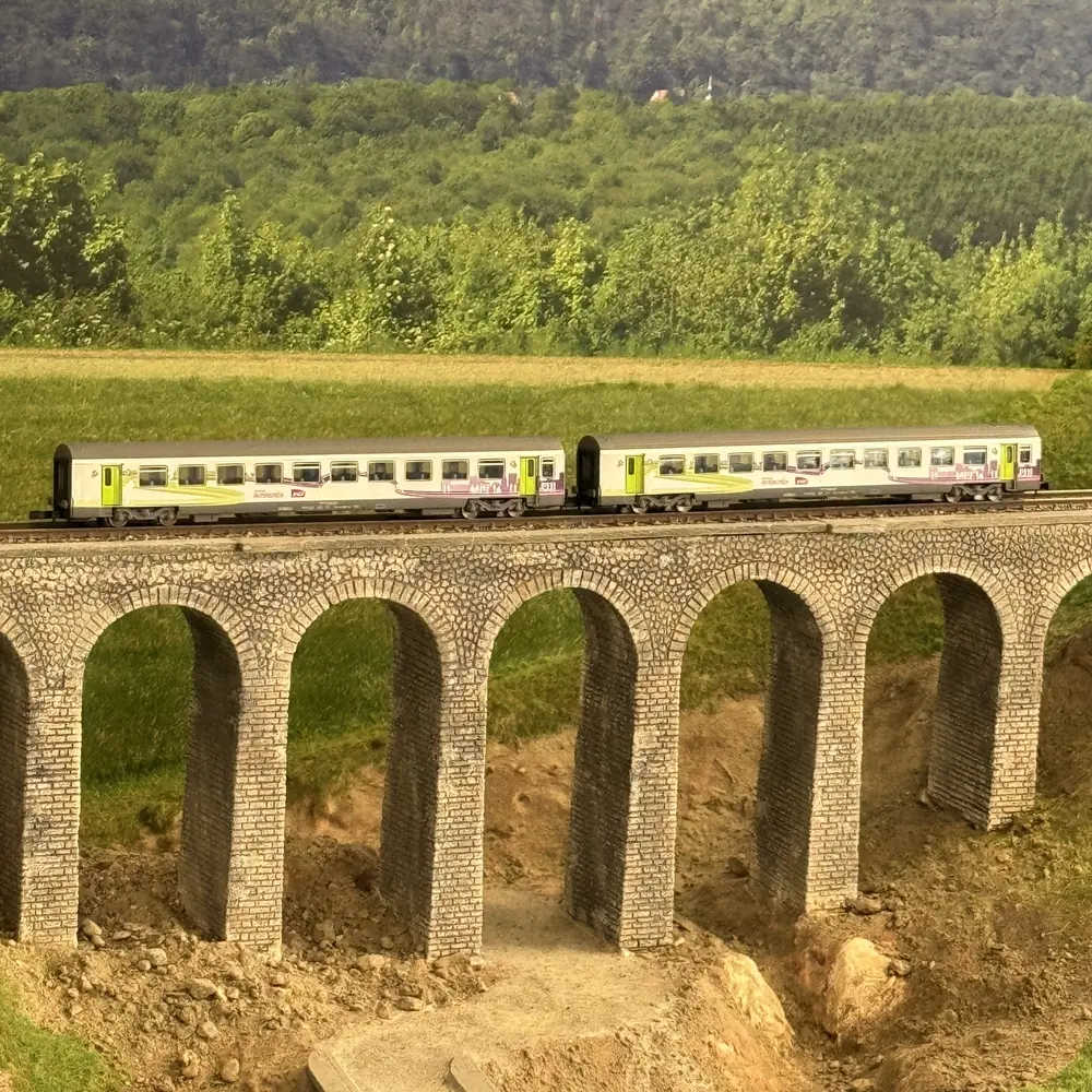 Coffret de 2 voitures CORAIL VTU - Azar Models V01-ICP2 - Z 1/220 - SNCF - 7