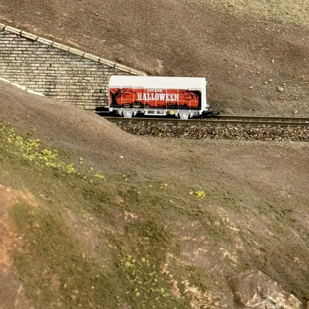 Wagon couvert collector spécial Halloween - Azar Models W02-H24 - Z 1/220 - 5