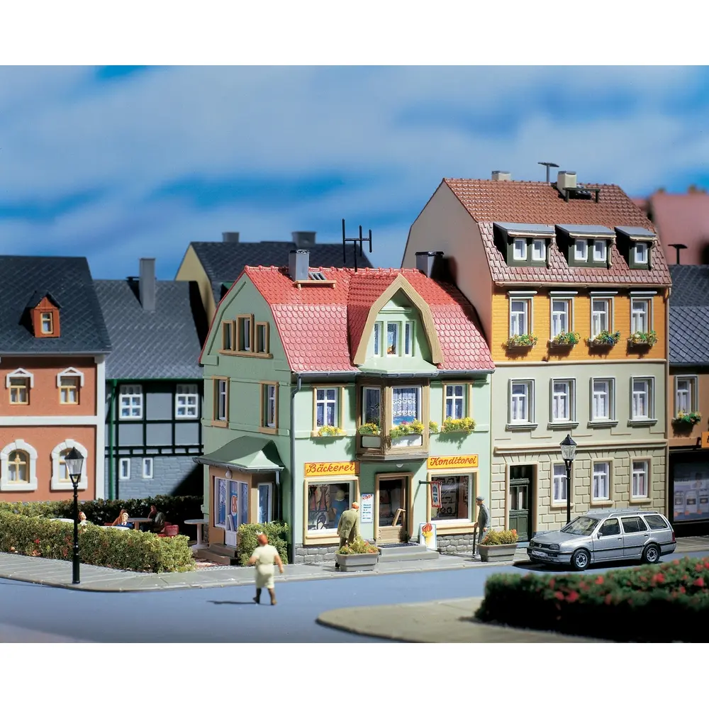 Boulangerie avec habitation HO 1/87 Auhagen 12247 - 3