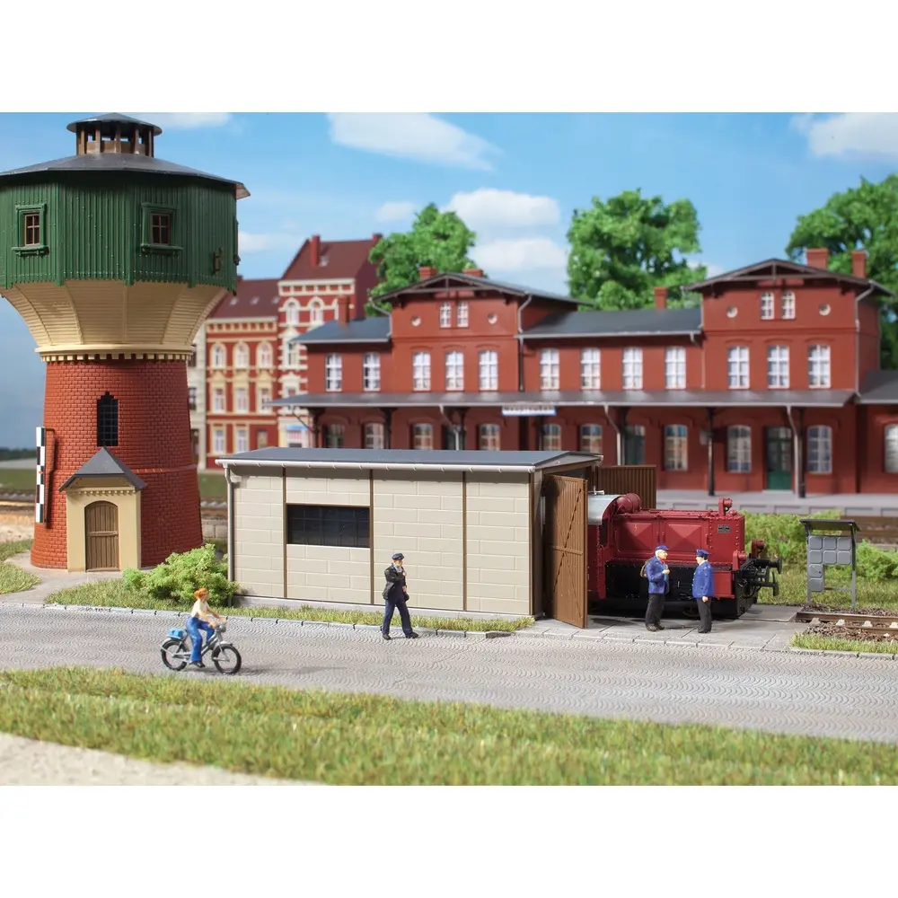 Hangar à locomotive - Auhagen 11429 - HO 1/87 - 3