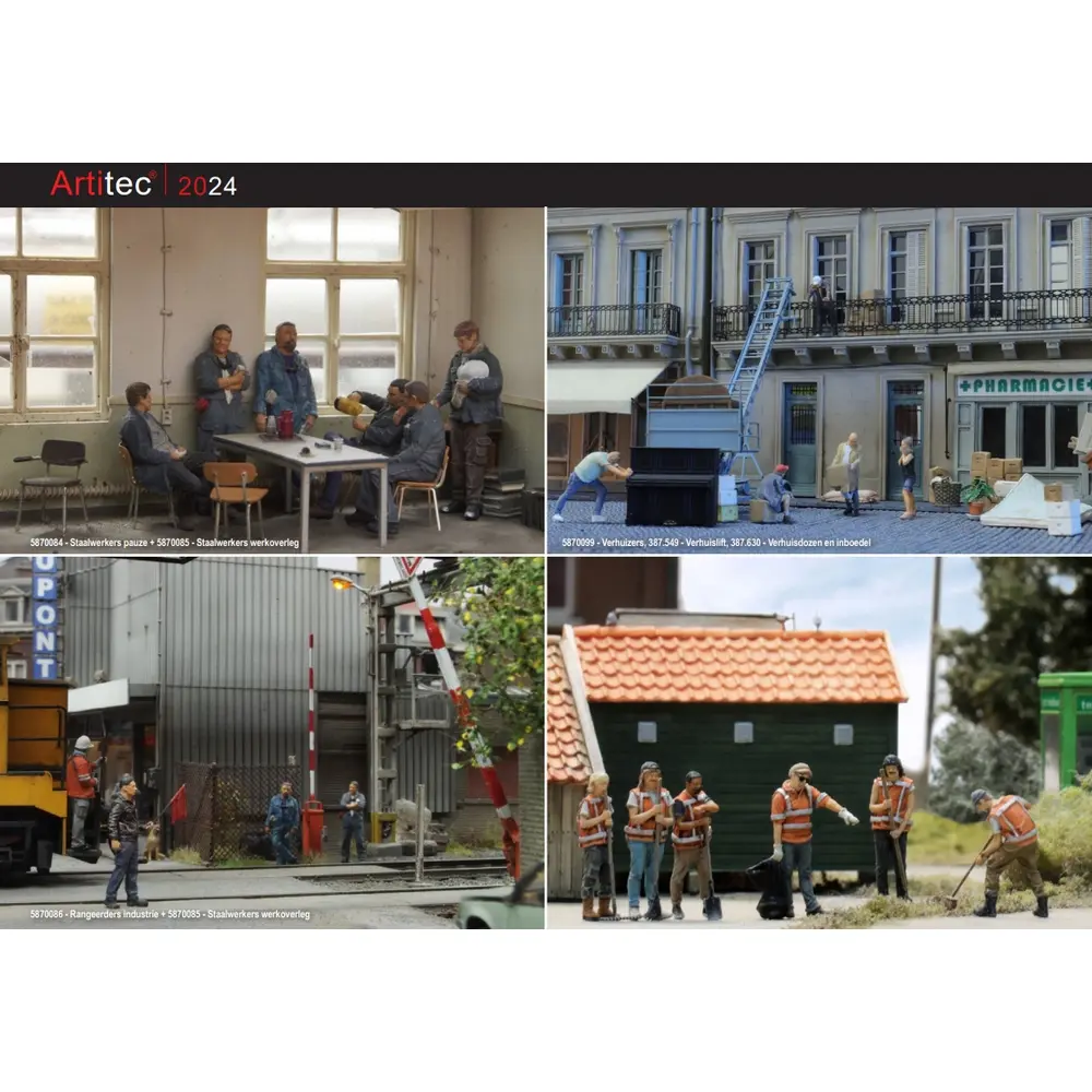 Catalogues nouveautés 2024 - Figurines - ARTITEC AR-DEPFIGURINES-2024 - 12 pages - 2