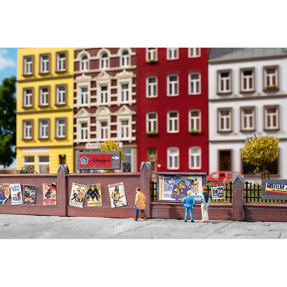 12 feuilles de panneaux publicitaires AUHAGEN 42659 - HO/TT/N - 3