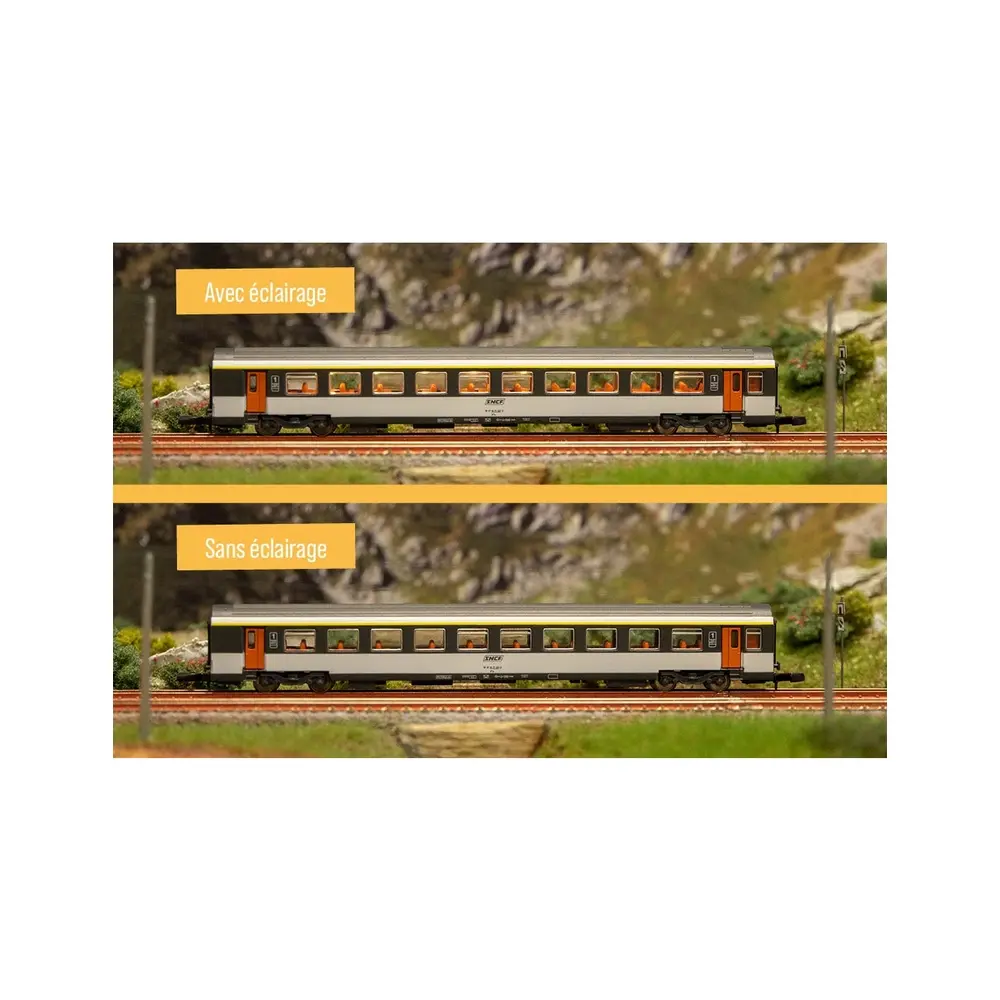 Kit éclairage intérieur pour voitures Corail - Azar Models S008 - Z 1/220 - 2