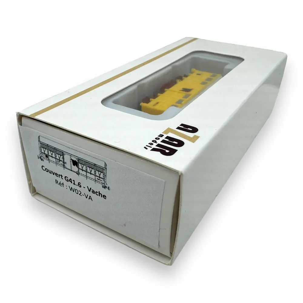 Wagon couvert G41.6 vache - Azar models W02-VA - Z 1/220 - SNCF - Ep III/IV - 2R - 4