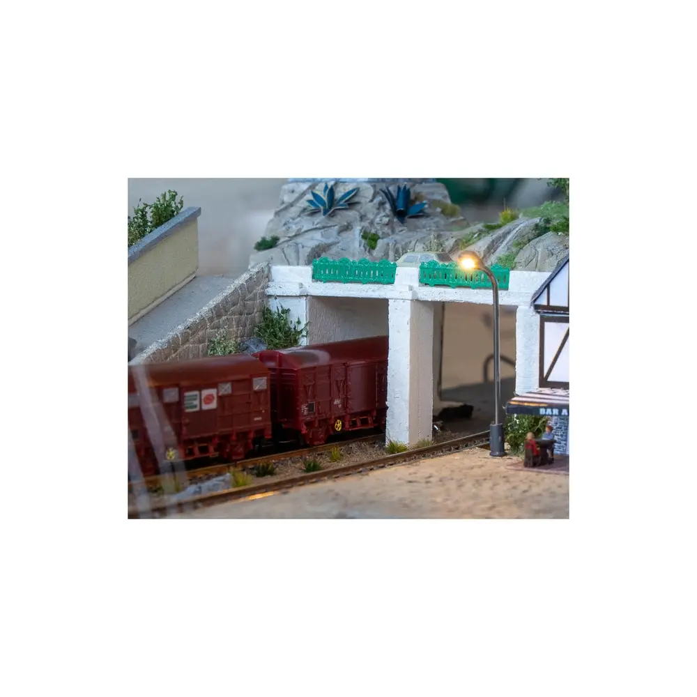 Lot de 5 Lampadaires de Rue LED Blanc / Chaud - AZAR MODELS D001-1 - Z 1/220 - 4