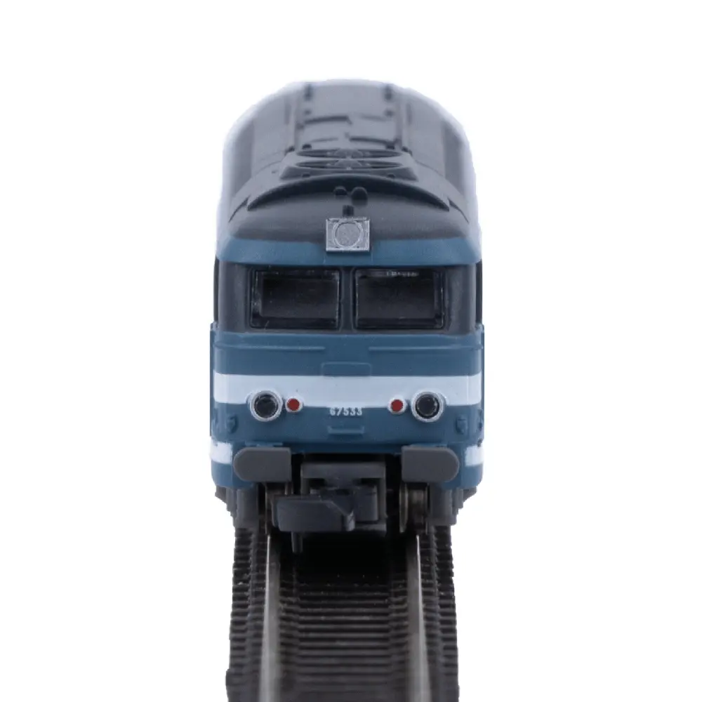 Locomotive Diesel BB 67533 bleue - Azar Models L01-BL4D - Z 1/220 - SNCF - 2R - EP IV - Digital - 3